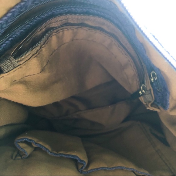 Charming Charlie Blue Denim Rhinestone Hobo Bag - Picture 3 of 3